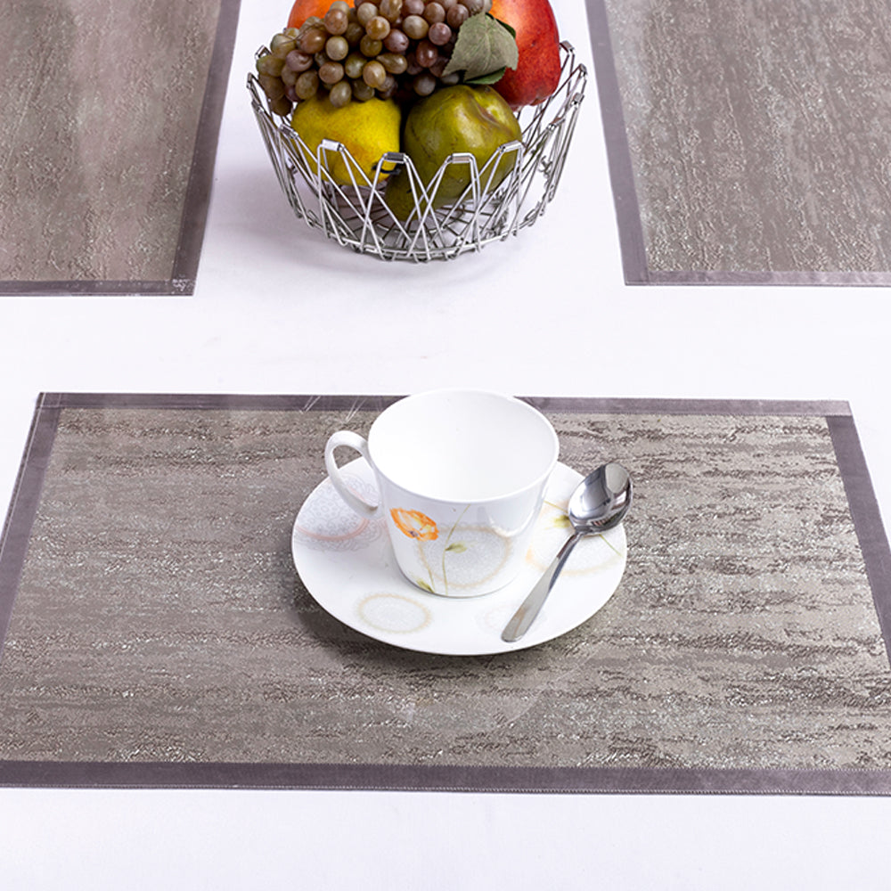 Warm Grey Table Mat (Set of 6 pcs)