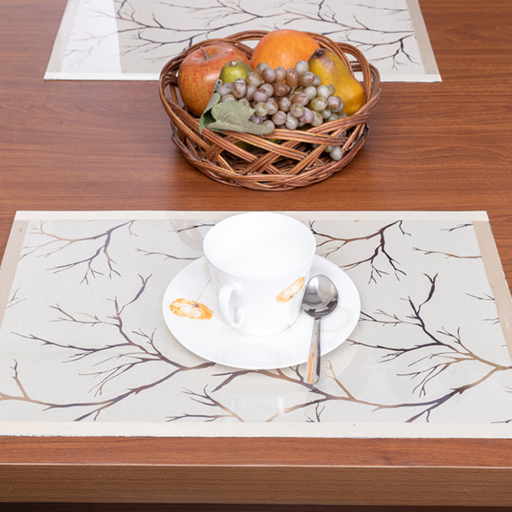 Printed Tree Table Mat (Set of 6 pcs)