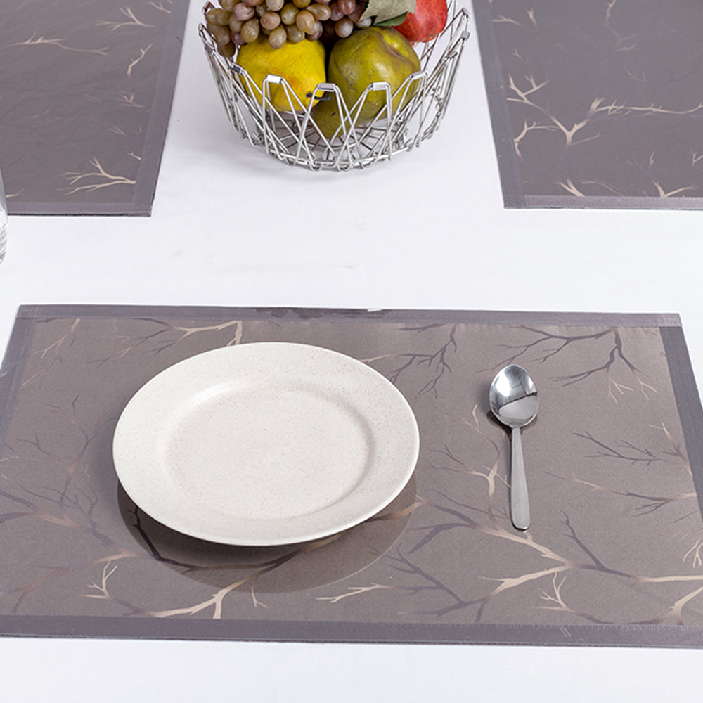 Tree Brown Table Mat (Set of 6 pcs)