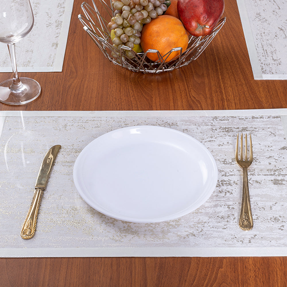 Luxury Grey Table Mat (Set of 6 pcs)