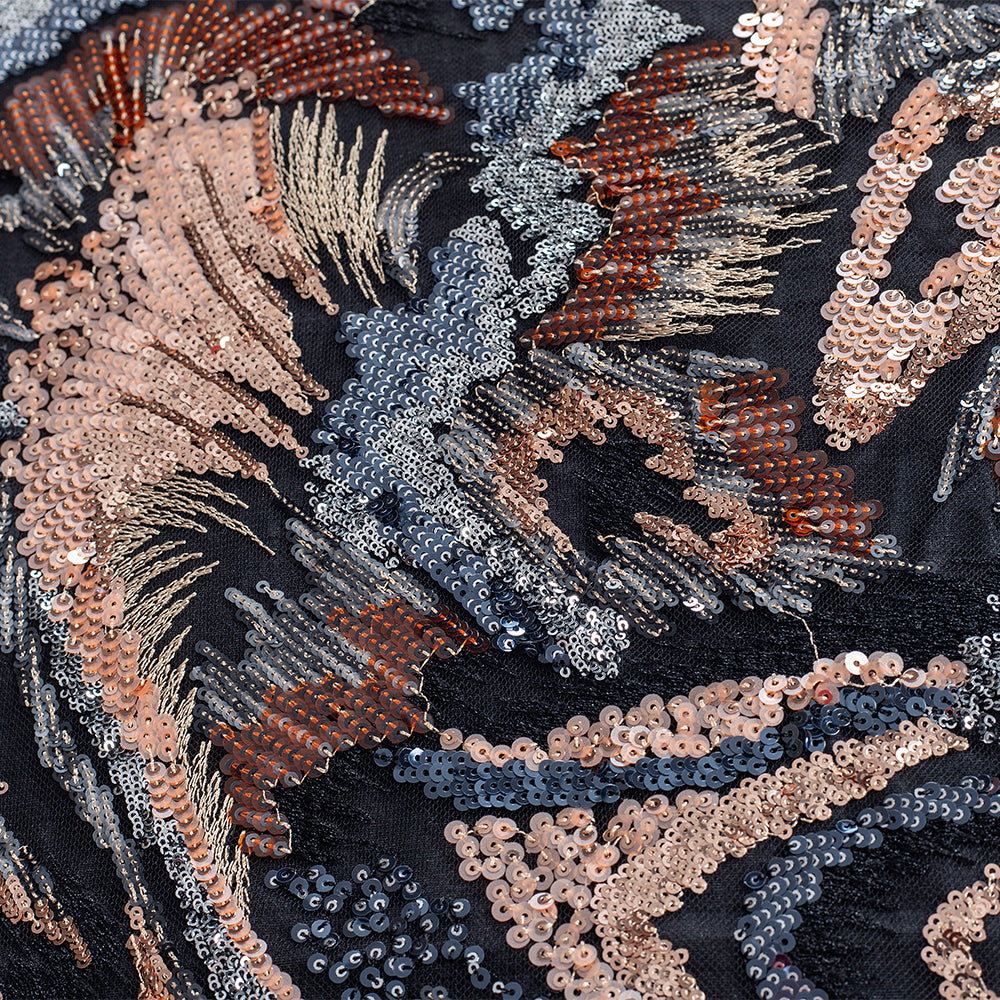 Navy Shimmer Table Runner