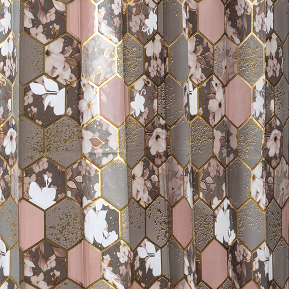 FloraHex Window Curtain