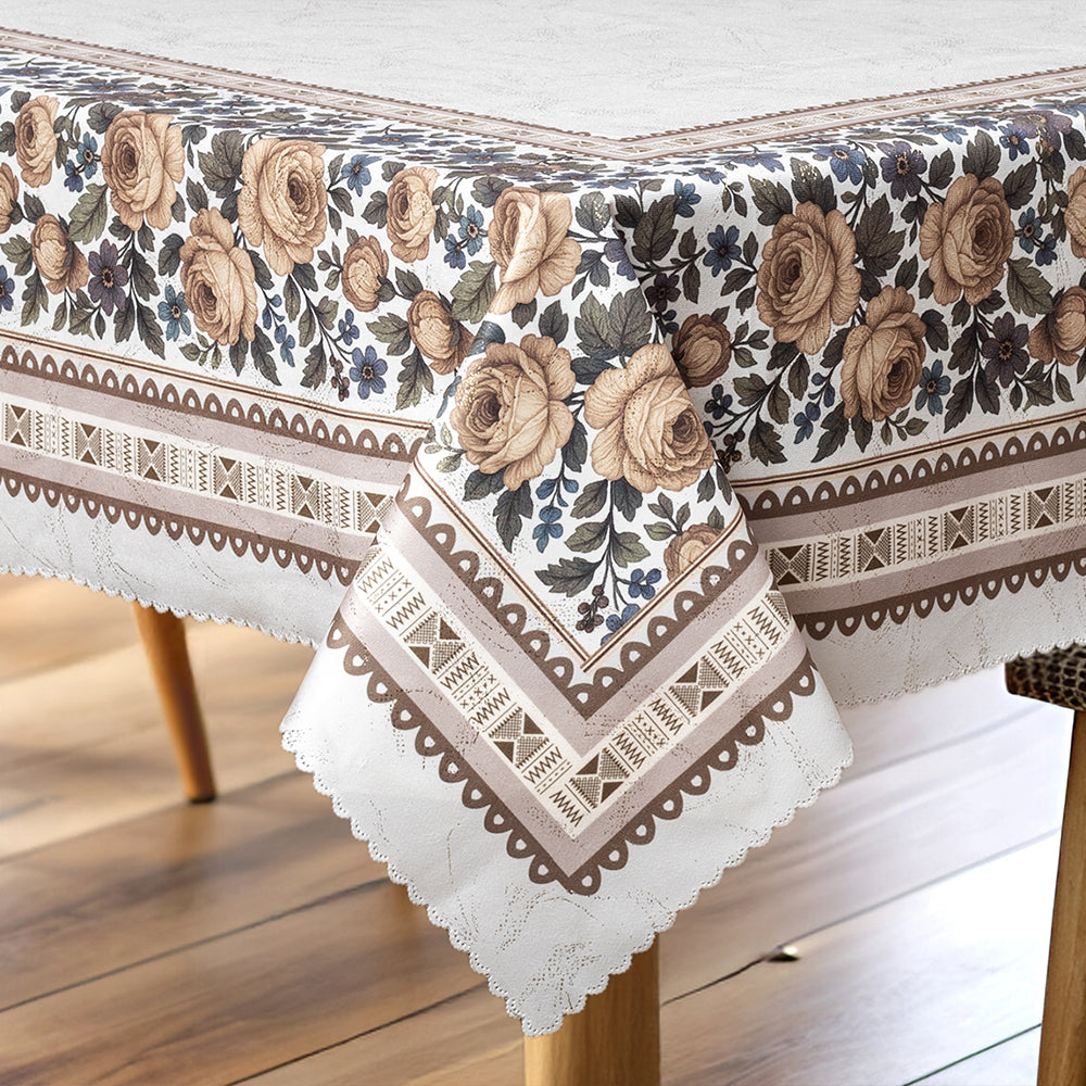 Ivory Bloom Table Cover