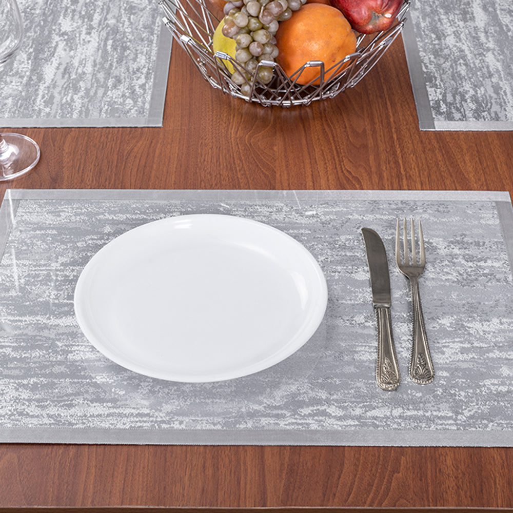 Vibrant Grey Table Mat (Set of 6 pcs)