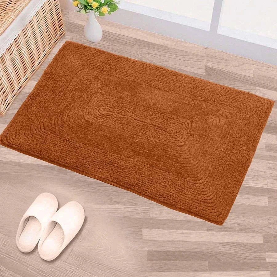 Towel Door Mat Brown
