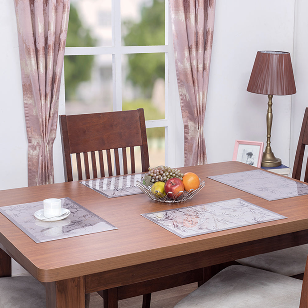 Dazzling Grey Table Mat (Set of 6 pcs)