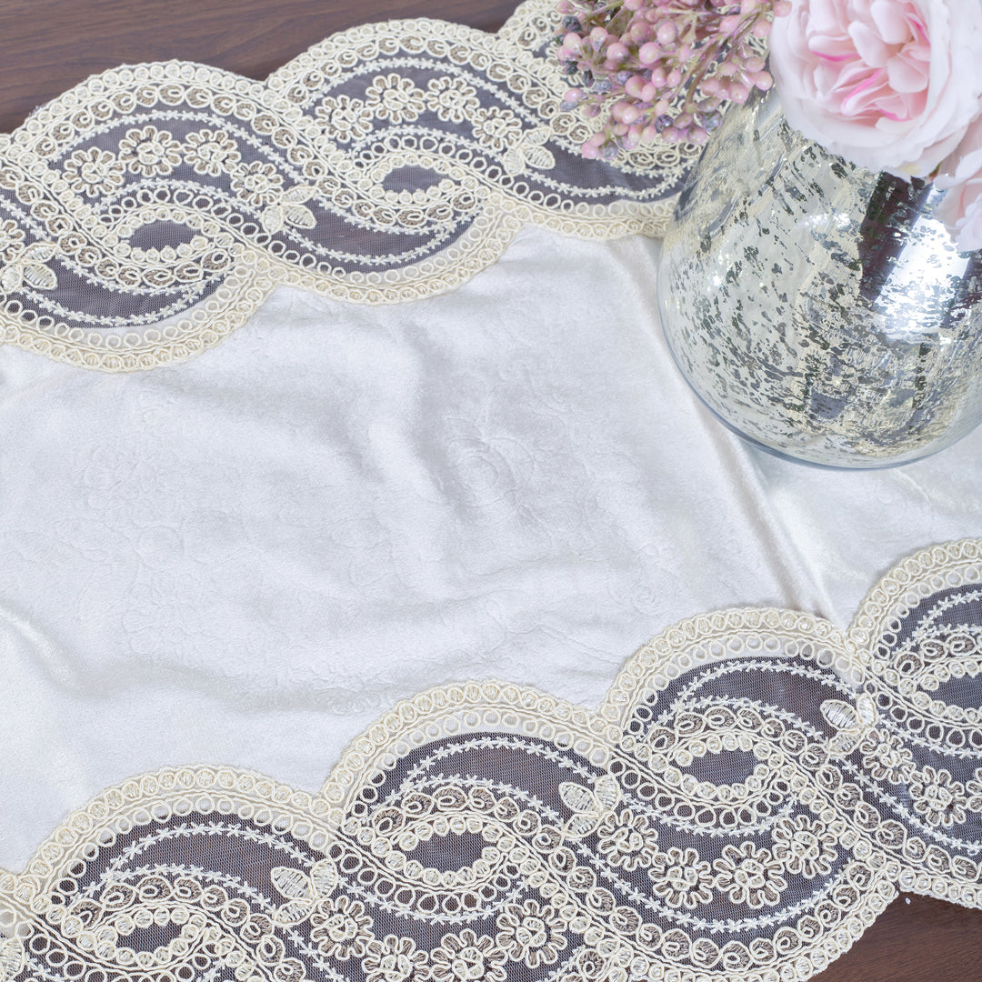 Graceful Blooms Table Runner