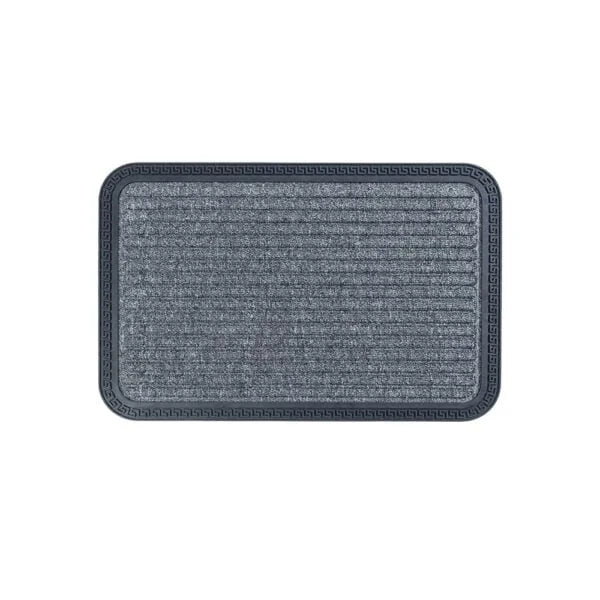 Grey & Black Band Mat