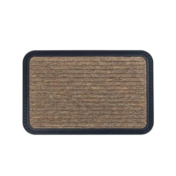 Beige & Black Band Mat