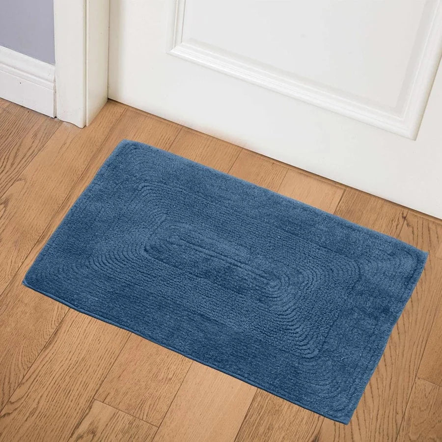 Towel Door Mat Blue