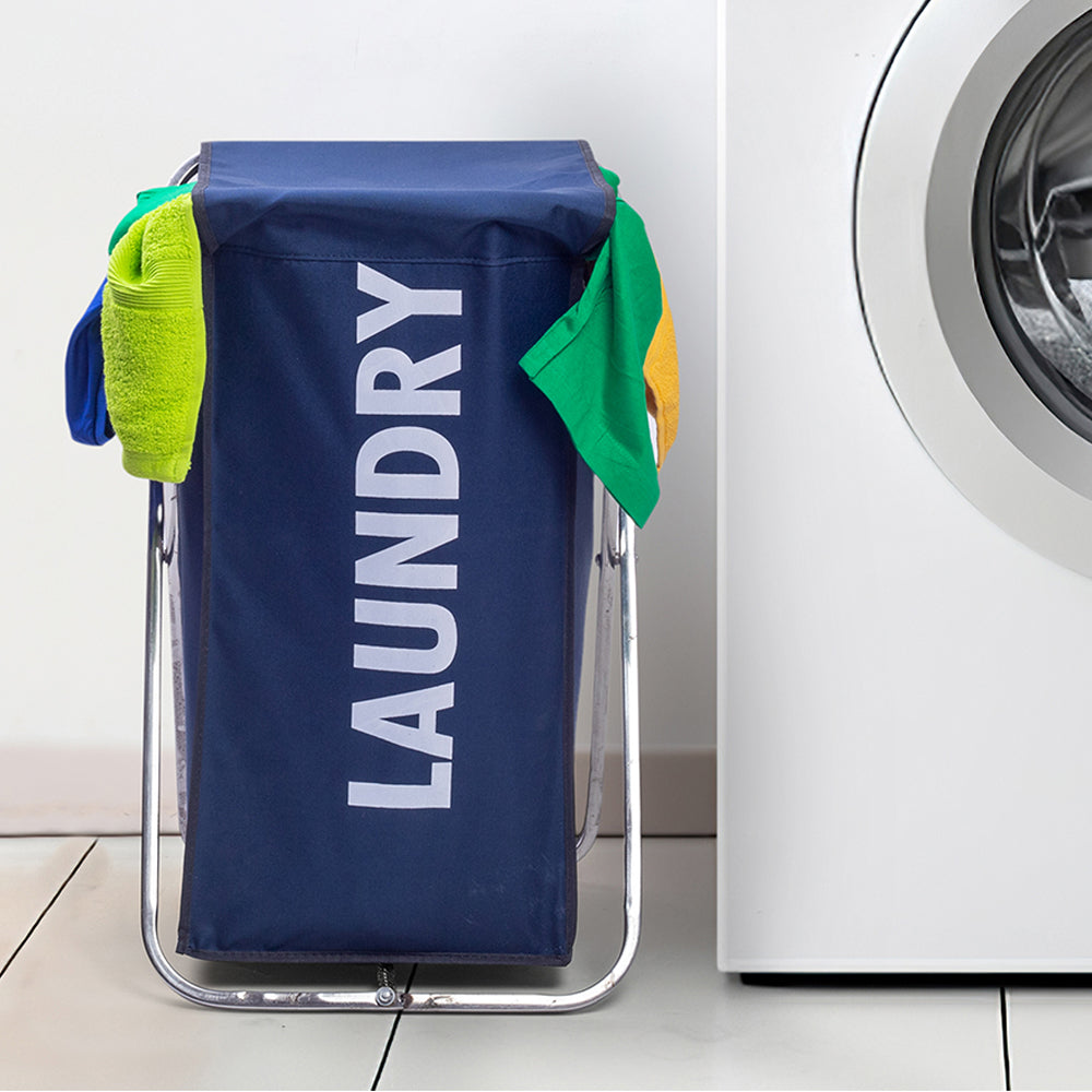 Light Blue Color Laundry Basket