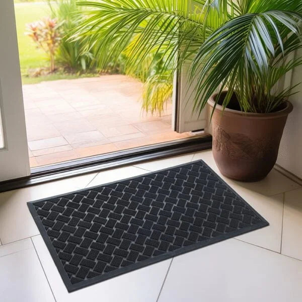 Classic Black Door Mat
