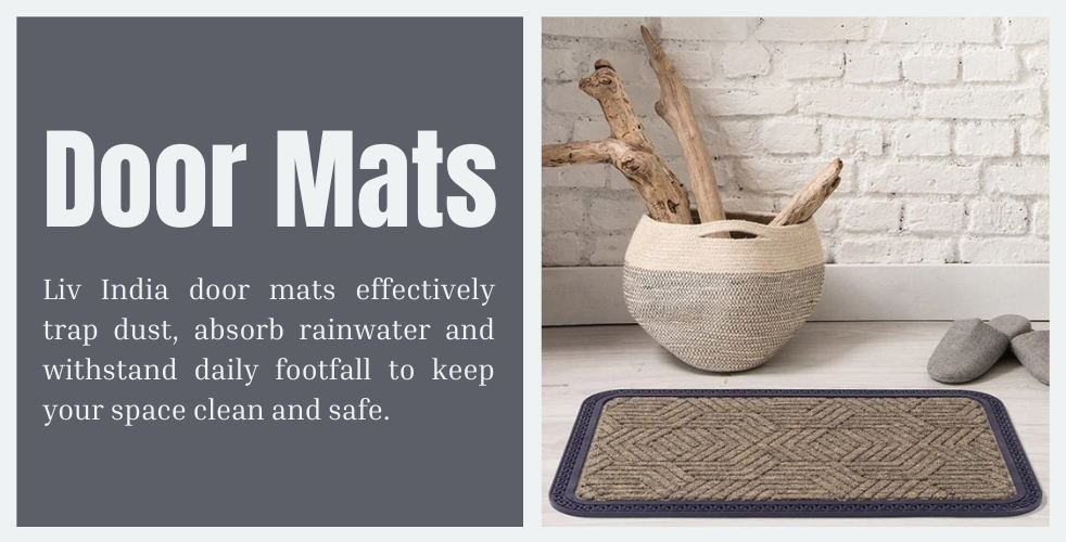 How do Liv India Door Mats Deal with Dust, Rain, and Day-to-Day Footfall?