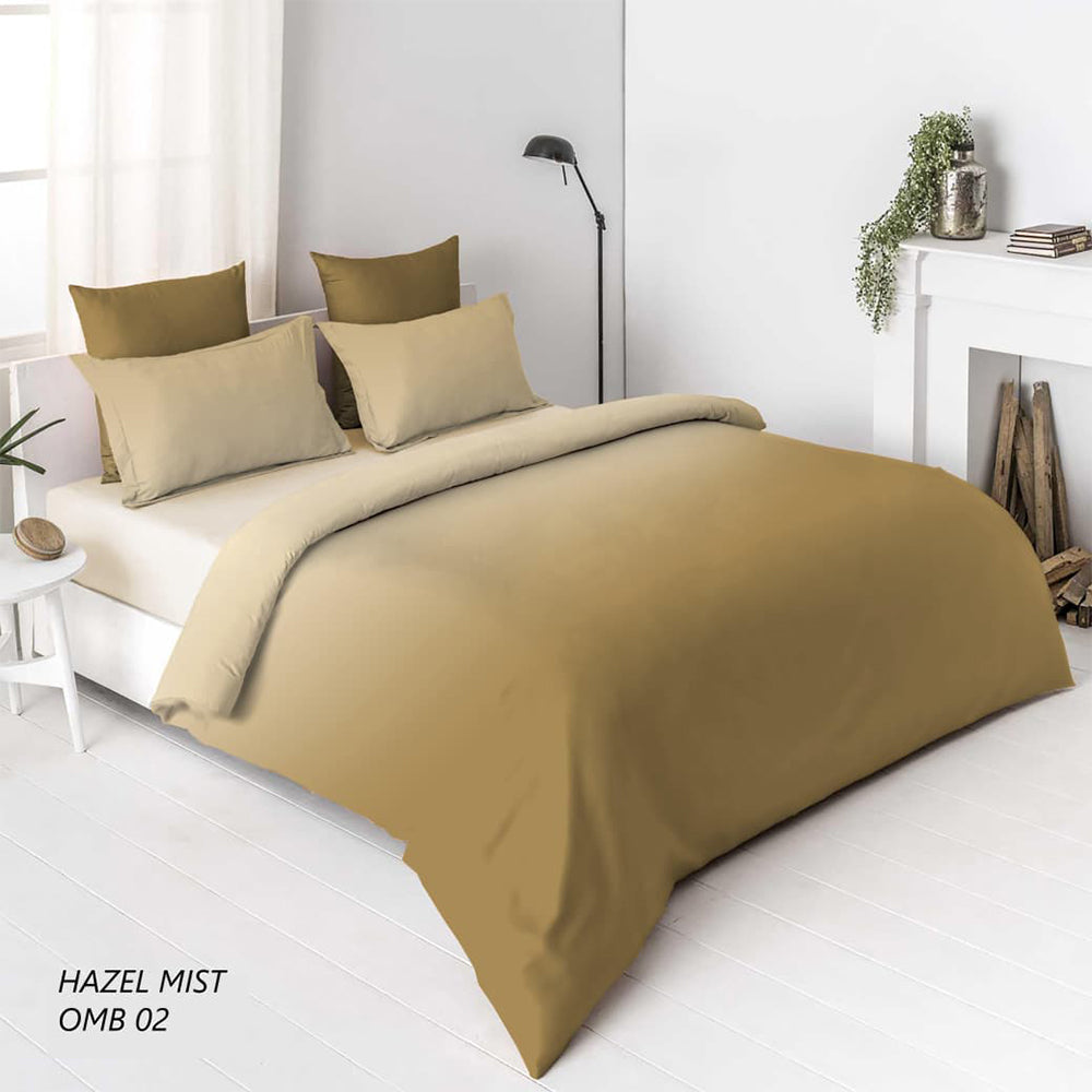 Omberr Premium King Size Bedsheet Set – Hazel Mist
