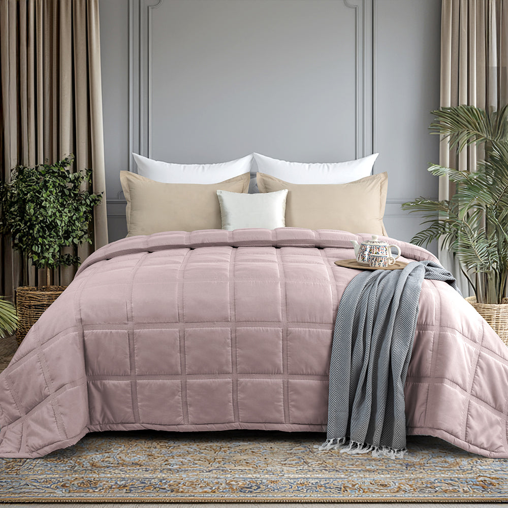 Medley Comforter Collection Double Bed Soft Pink – 350 GSM