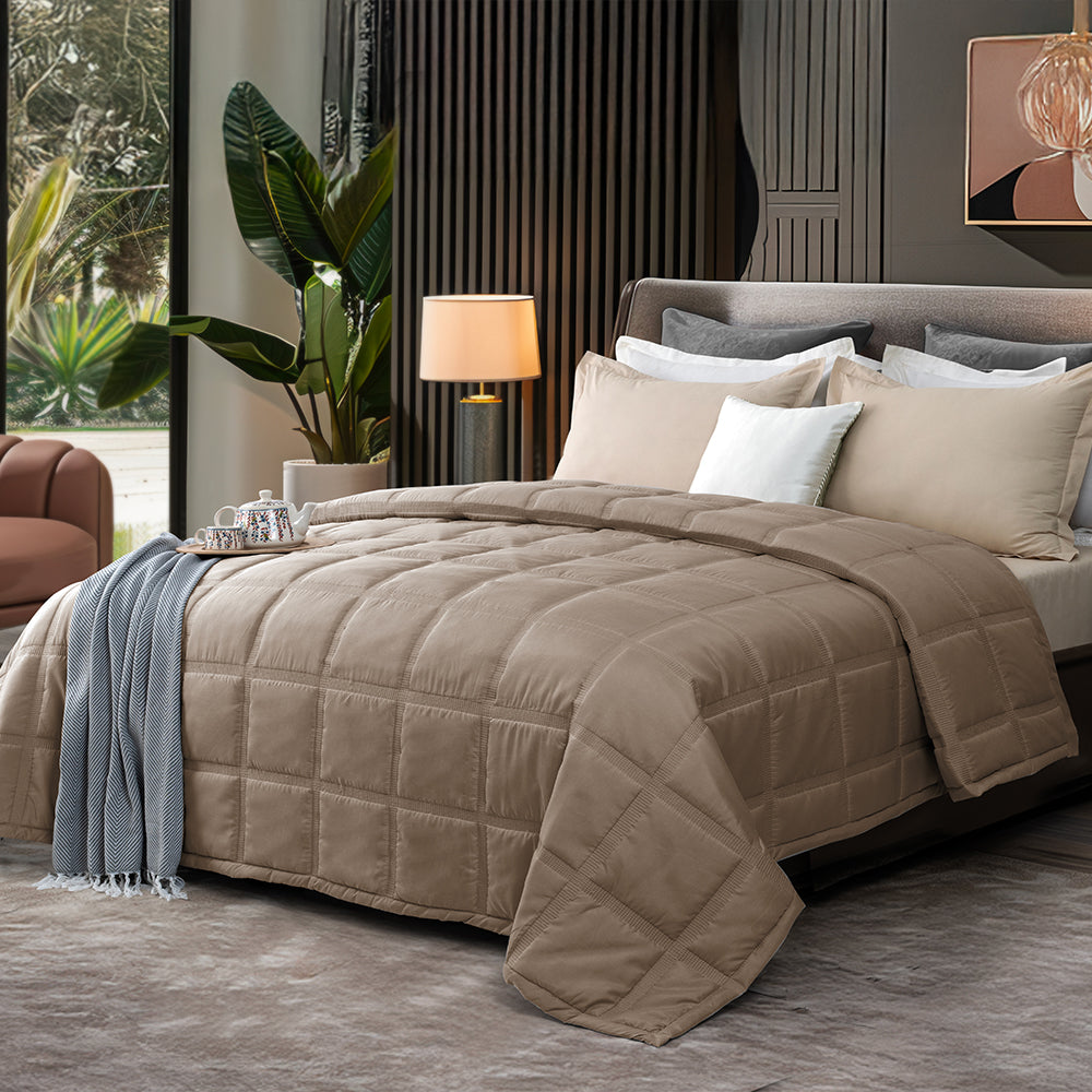 Medley Comforter Collection Double Bed Fawn Color – 350 GSM